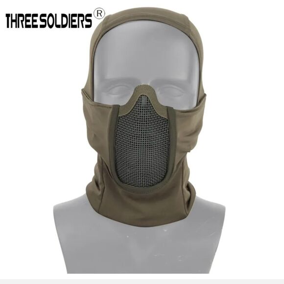 Balaclava Airsoft Mesh Mask Full Face Protection Hood for Cs War Game Hunting US - Picture 1 of 8